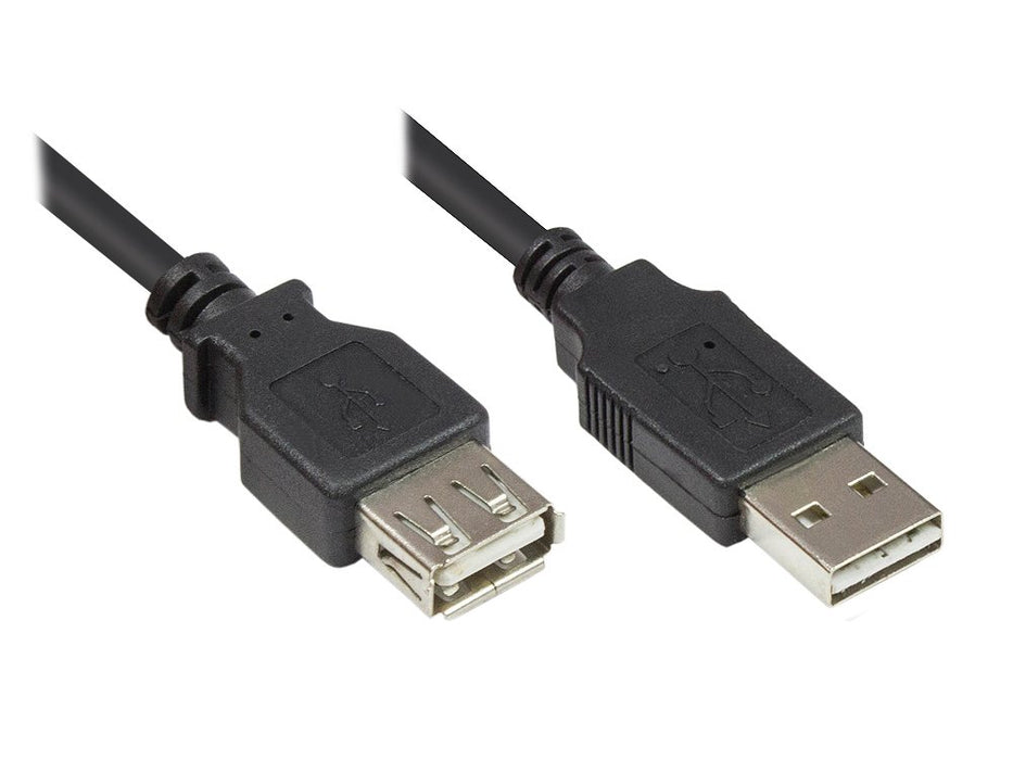 EAN 4014619717859 - Alcasa 2511-EU005 cable USB USB 2.0 0,5 m USB A 0,48 Gbit/s Negro imagen 1