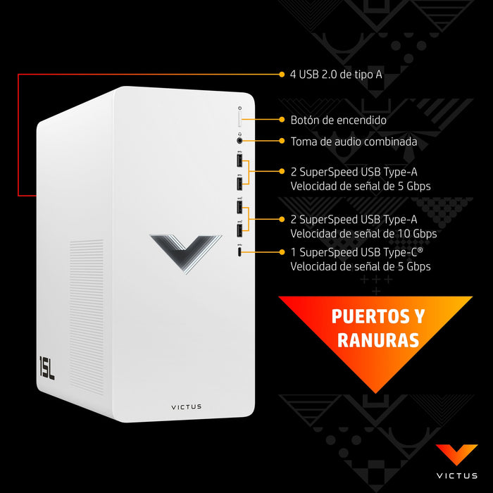 EAN 0196786500510 - Victus by HP 0157ns PC Intel® Core™ i5 i5-12400F 16 GB DDR4-SDRAM 512 GB SSD NVIDIA GeForce RTX 3050 Wind imagen 13