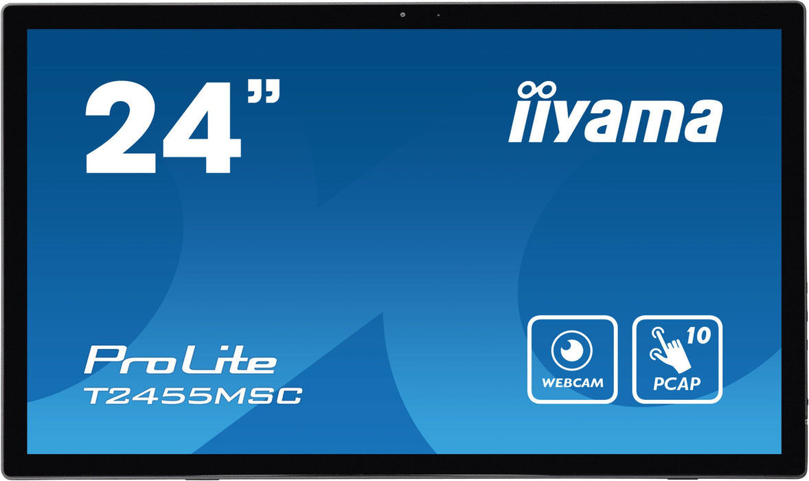 EAN 4948570118960 - iiyama T2455MSC-B1 pantalla para PC 61 cm (24") 1920 x 1080 Pixeles Full HD LED Pantalla táctil Negro imagen 2