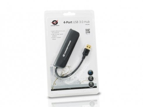 EAN 4015867197967 - Conceptronic C4PUSB3 USB 3.2 Gen 1 (3.1 Gen 1) Type-A 4800 Mbit/s Negro imagen 3