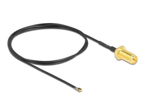 EAN 4043619126606 - DeLOCK 12660 cable coaxial 0,5 m Negro imagen 1