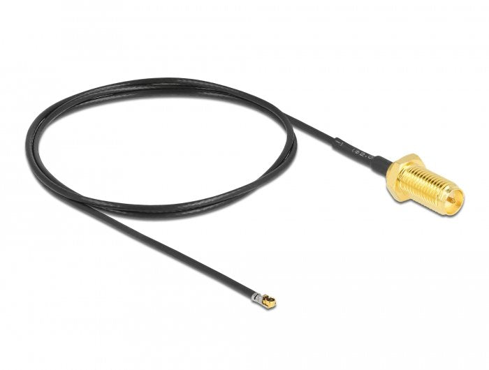 EAN 4043619126606 - DeLOCK 12660 cable coaxial 0,5 m Negro imagen 1