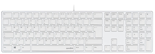 EAN 4027301255379 - SPEEDLINK SL-640010 teclado Oficina USB Alemán Blanco imagen 1