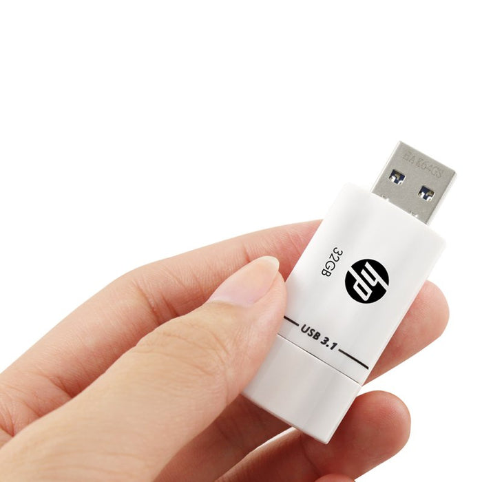 EAN 4712847094604 - PNY HPFD765W-32 unidad flash USB 32 GB USB tipo A 3.2 Gen 1 (3.1 Gen 1) Negro, Blanco imagen 3