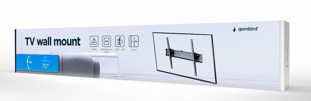 EAN 8716309126052 - Gembird WM-70T-02 soporte para TV 177,8 cm (70") Negro imagen 5