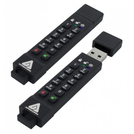 EAN 0708326911665 - Apricorn Aegis Secure Key 3z unidad flash USB 128 GB USB tipo A 3.2 Gen 1 (3.1 Gen 1) Negro imagen 3