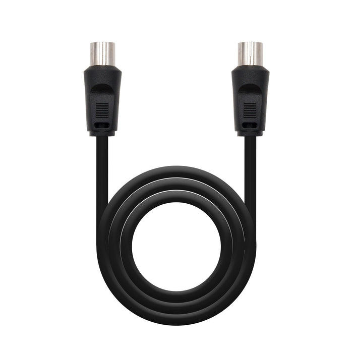 EAN 8433281001541 - Nanocable 10.26.0202 cable coaxial 3C-2V 1,8 m 9,5 mm Negro imagen 1