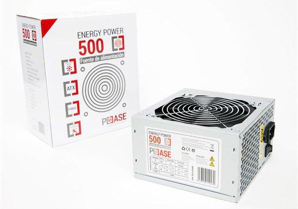 EAN 8436556140280 - PCCASE EP-500 unidad de fuente de alimentación 500 W 20+4 pin ATX ATX Plata imagen 2