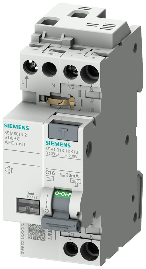 EAN 4001869557762 - Siemens 5SV13166KK13 FI-Schutzschalter/Leitungsschutzschalter 2polig 13 A 0.03 A 230 V imagen 2