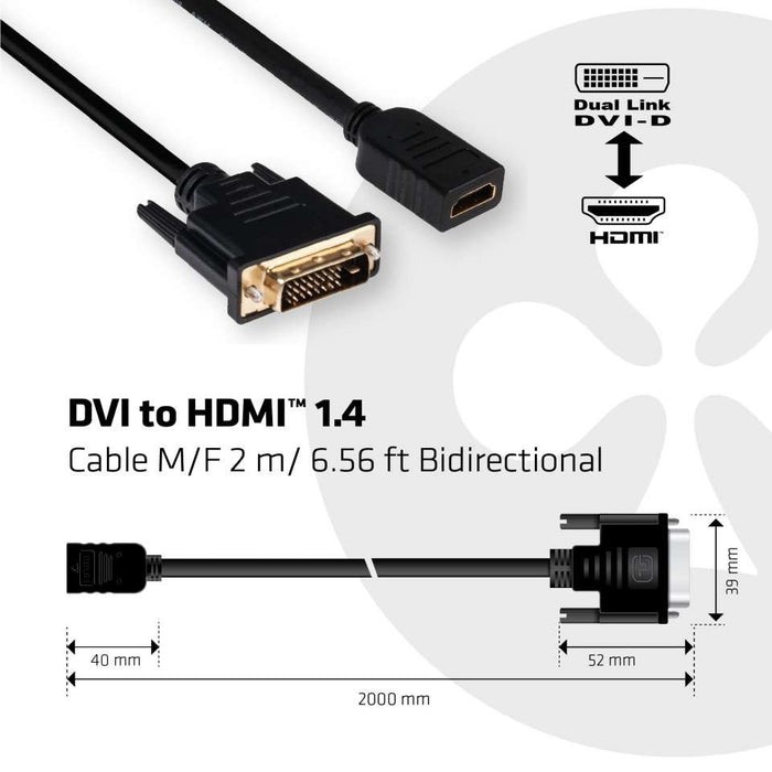 EAN 0841615101238 - CLUB3D CAC-1211 cambiador de género para cable DVI Dual Link Negro imagen 3