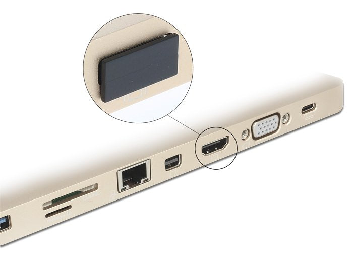 EAN 4043619640300 - DeLOCK 64030 tapa de seguridad para enchufe HDMI A Negro 10 pieza(s) imagen 2