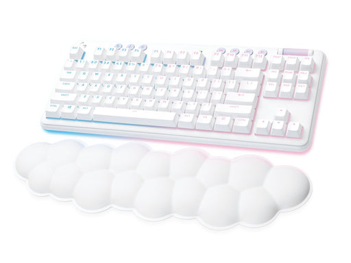 EAN 5099206100749 - Logitech G 920-010689 teclado Juego RF Wireless + Bluetooth QWERTY Nórdico Blanco imagen 2