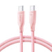 EAN 6941237110176 - JOYROOM 6941237110176 cable USB 1 m USB C 0,48 Gbit/s 60 W Rosa imagen 1
