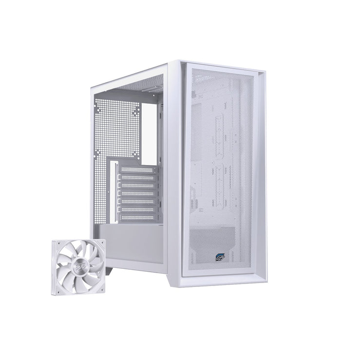 EAN 6977277360110 - Einarex EXCS-PL-600C-W carcasa de ordenador Midi Tower Blanco imagen 2