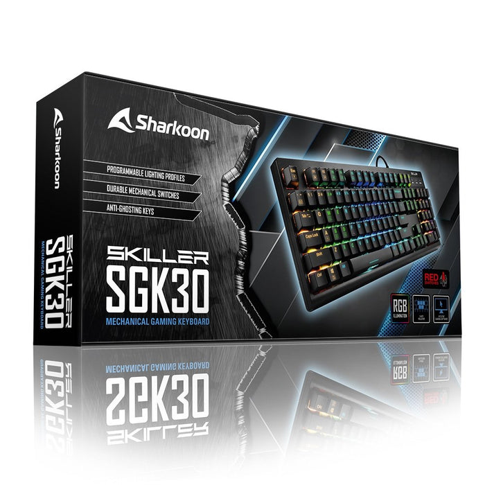 EAN 4044951030873 - Sharkoon SKILLER SGK30 teclado Juego USB QWERTY Español Negro imagen 5
