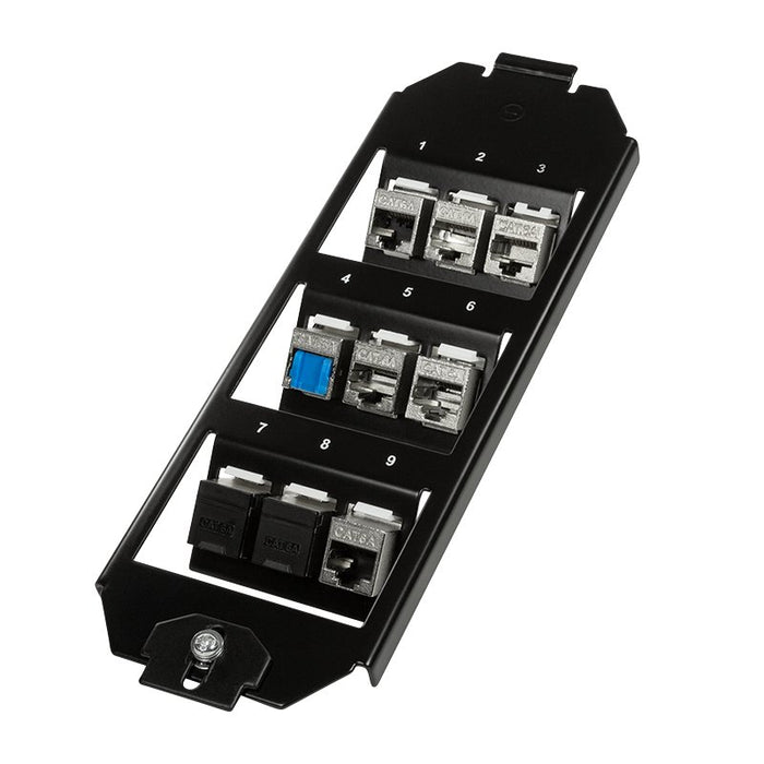 EAN 4052792061482 - LogiLink NK4061 placa de pared y cubierta de interruptor Negro imagen 4