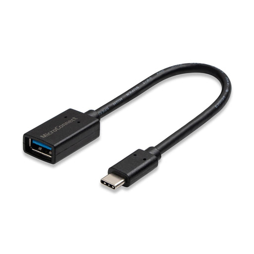 EAN 5711783784814 - Microconnect USB3.1CAF02BH cable USB USB 3.2 Gen 1 (3.1 Gen 1) 0,2 m USB C USB A Negro imagen 1