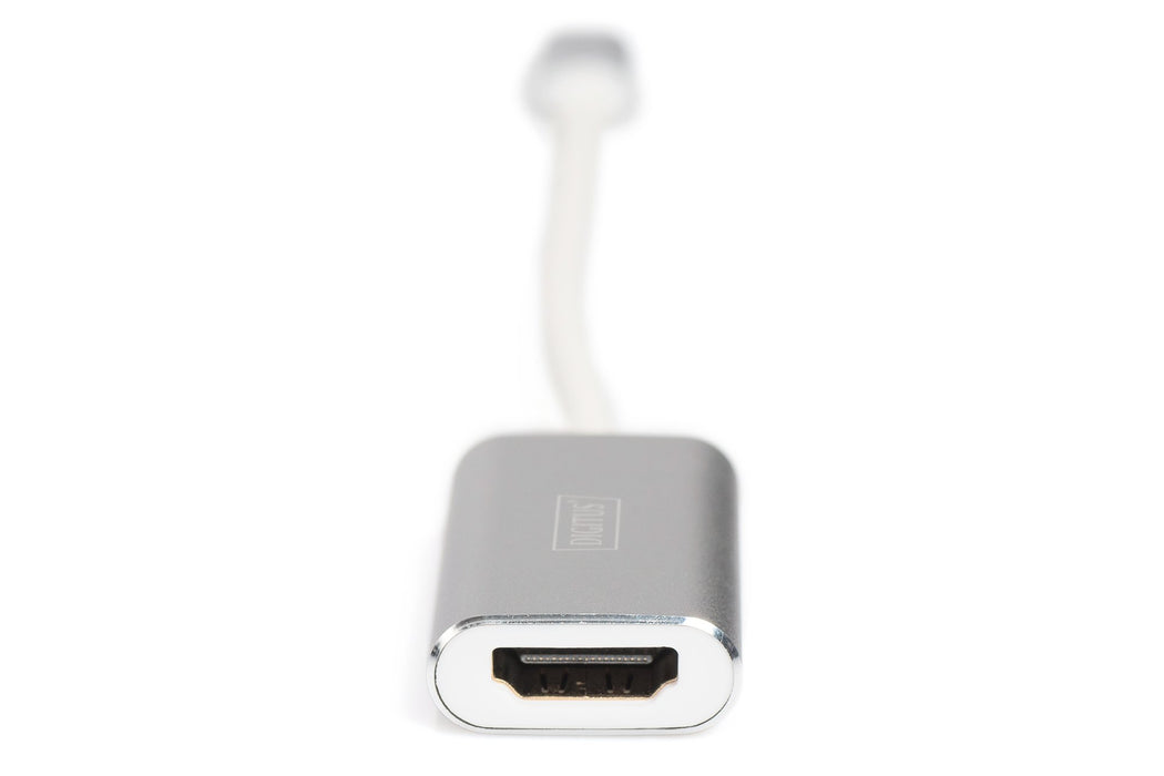 EAN 4016032385950 - Digitus DA-70836 adaptador de cable de vídeo 0,2 m USB Tipo C Plata imagen 3
