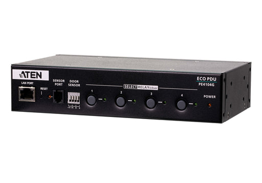 EAN 4710469340086 - ATEN PE4104G-AT-G unidad de distribución de energía (PDU) 4 salidas AC 1U Negro imagen 1