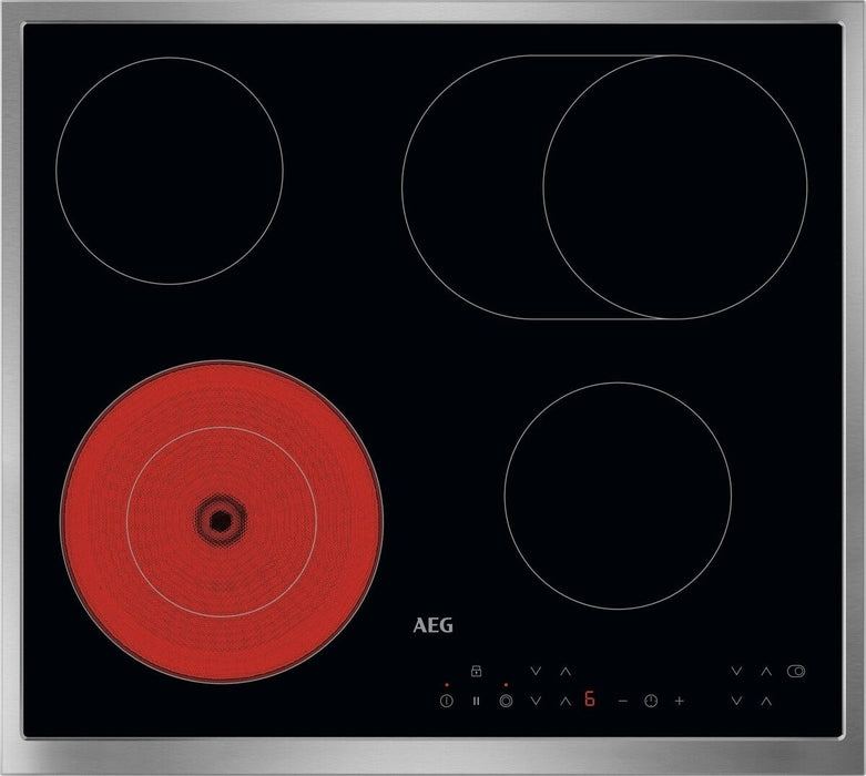 EAN 7333394136837 - AEG TN64RA06XB Negro Integrado 60 cm Cerámico 4 zona(s) imagen 1