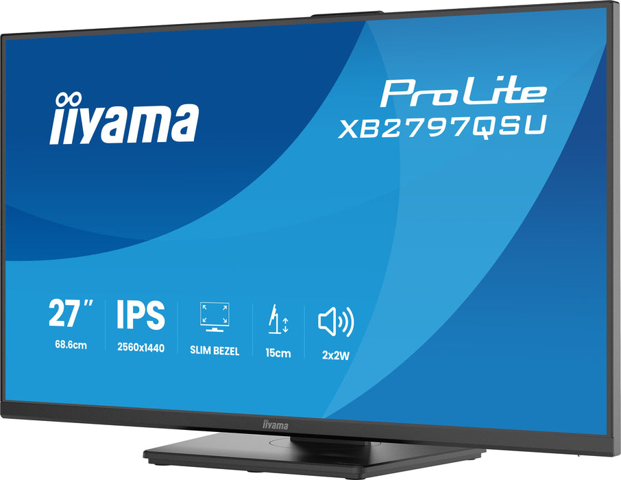 EAN 4948570125876 - iiyama ProLite XB2797QSU-B1 pantalla para PC 68,6 cm (27") 2560 x 1440 Pixeles Quad HD LED Negro imagen 12