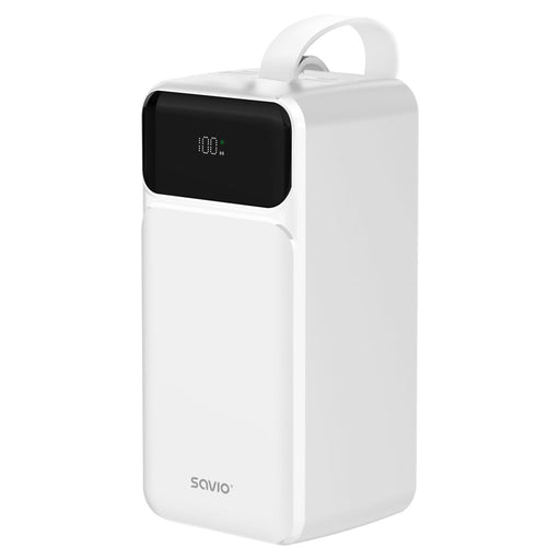 EAN 5907264119873 - Savio BA-15 batería externa Polímero de litio 50000 mAh Blanco imagen 1