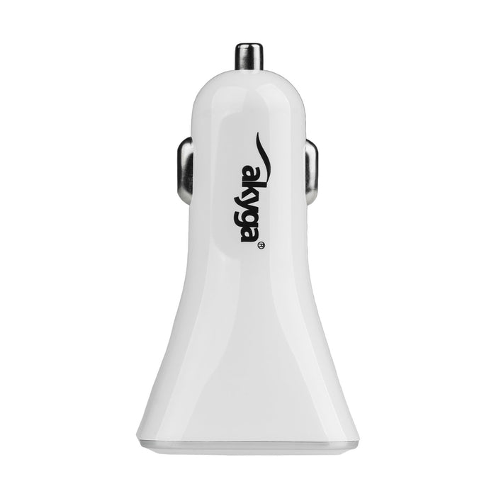 EAN 5901720133731 - Akyga AK-CH-09 cargador de dispositivo móvil GPS, Batería portátil, Smartphone, Tableta Plata, Blanco Enc imagen 2