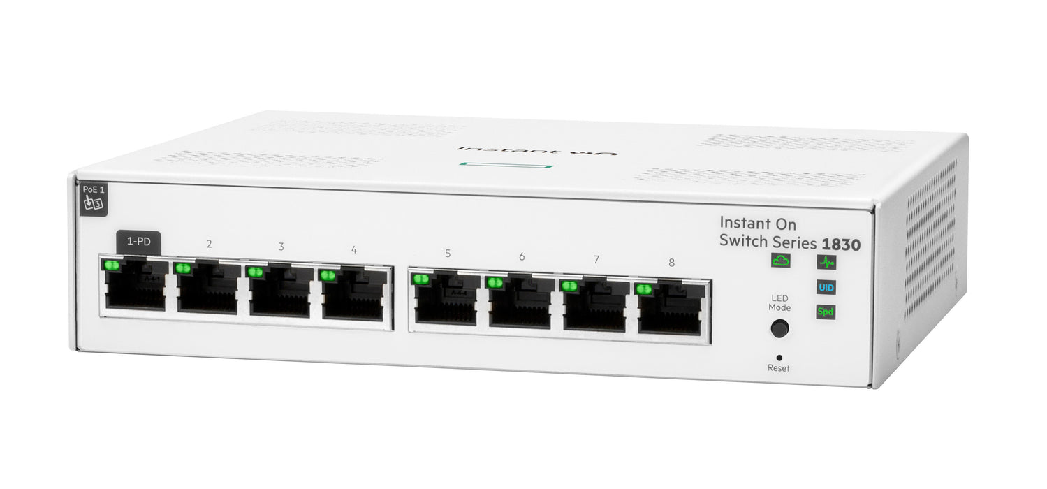 EAN 0190017523514 - HPE Aruba Networking Networking Instant On Switch 8p Gigabit 1830 imagen 2