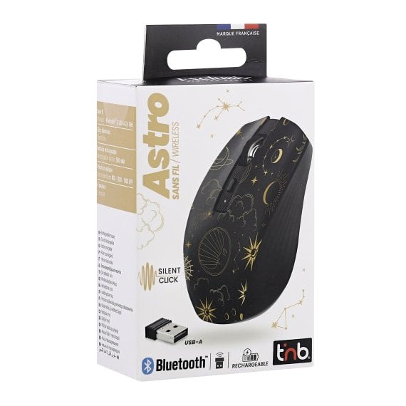 EAN 3303170117989 - T'nB ASTRO ratón mano derecha Bluetooth + USB Type-A 1600 DPI imagen 3