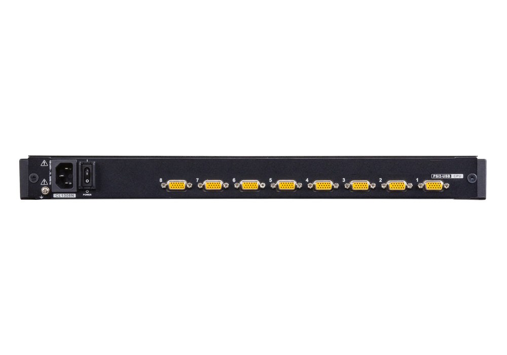 EAN 4710469344640 - ATEN CL1308N consola de rack 48,3 cm (19") Negro 1U imagen 3