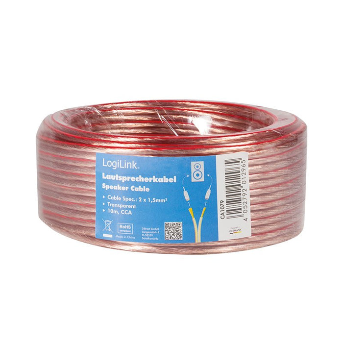 EAN 4052792012965 - LogiLink CA1079 cable de audio 10 m Transparente imagen 3