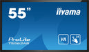 EAN 4948570120475 - iiyama T5562AS-B1 pantalla de señalización Panel plano interactivo 138,7 cm (54.6") VA 500 cd / m² 4K Ult imagen 1
