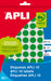 EAN 8410782027331 - APLI 02733 etiqueta autoadhesiva Círculo Permanente Verde imagen 1