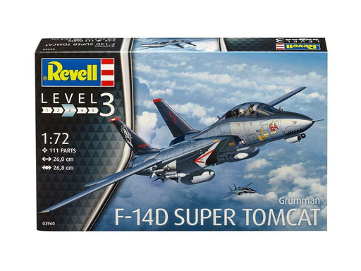EAN 4009803891316 - Revell Grumman F-14D Super Tomcat Maqueta de avión de ala fija Kit de montaje 1:72 imagen 1