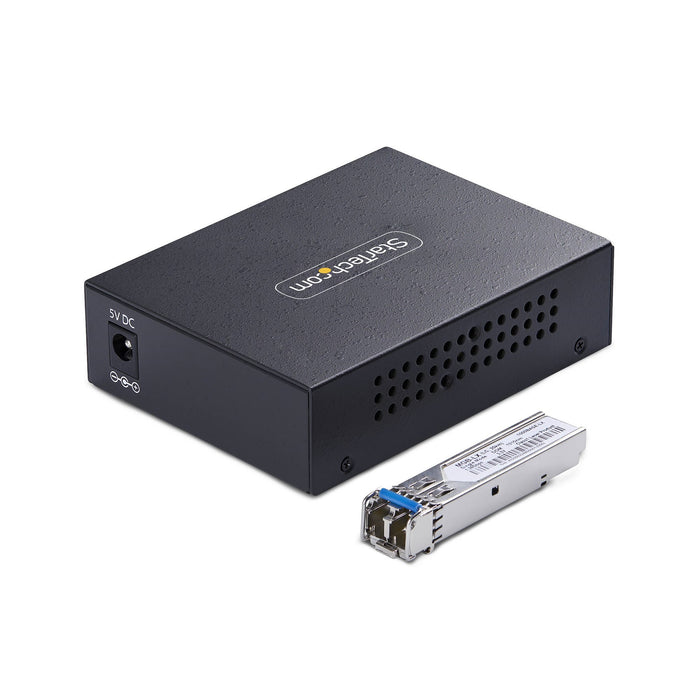 EAN 65030919876 - StarTech.com MCM1110SMLC40 convertidor de medio 2000 Mbit/s 1310 nm Monomodo Negro imagen 2