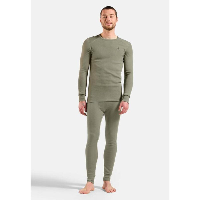 Bielizna Termoaktywna Z Dlugim Rekawem Odlo Bl Top Crew Neck L/S Active Warm Roz. L Szara