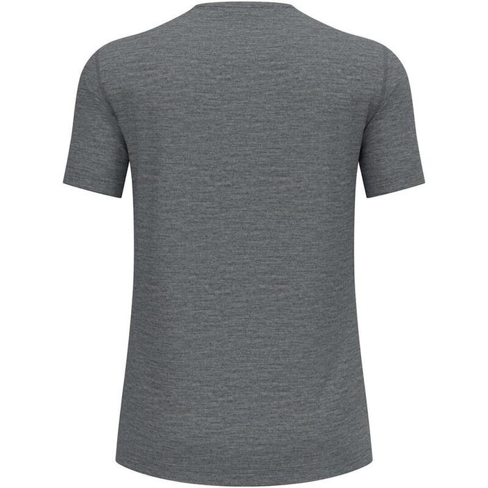 Ropa Interior Térmica De Manga Corta Odlo Bl Top Cuello Redondo L/S Merino 160 Talla L Gris Oscuro