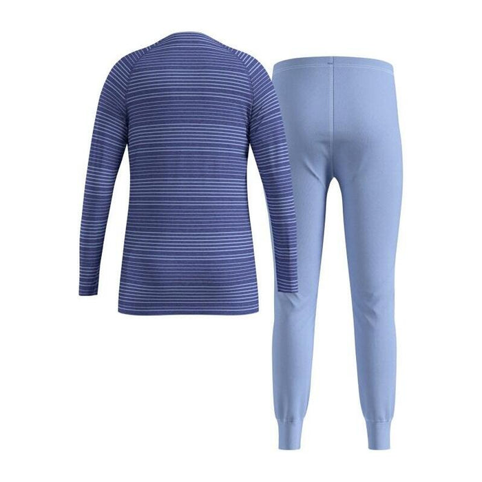 Bielizna Termoaktywna - Zestaw Odlo Set Long Active Warm Set Roz. 104cm Granatowa