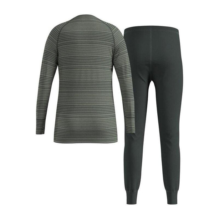 Bielizna Termoaktywna - Zestaw Odlo Set Long Active Warm Set Roz. 116cm Szara