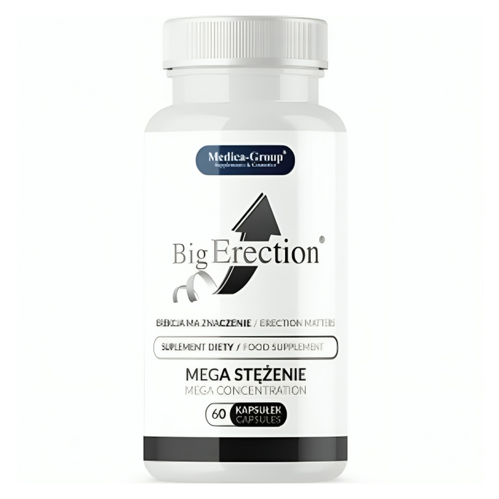 Big Erection  Complemento Alimenticio Natural Para La Vitalidad Masculina Y El Rendimiento Íntimo