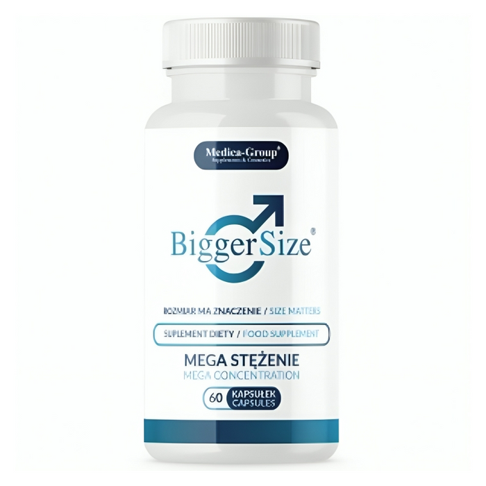 Biggersize  Complemento Alimenticio Natural Para Potenciar La Vitalidad Y La Energía Masculina