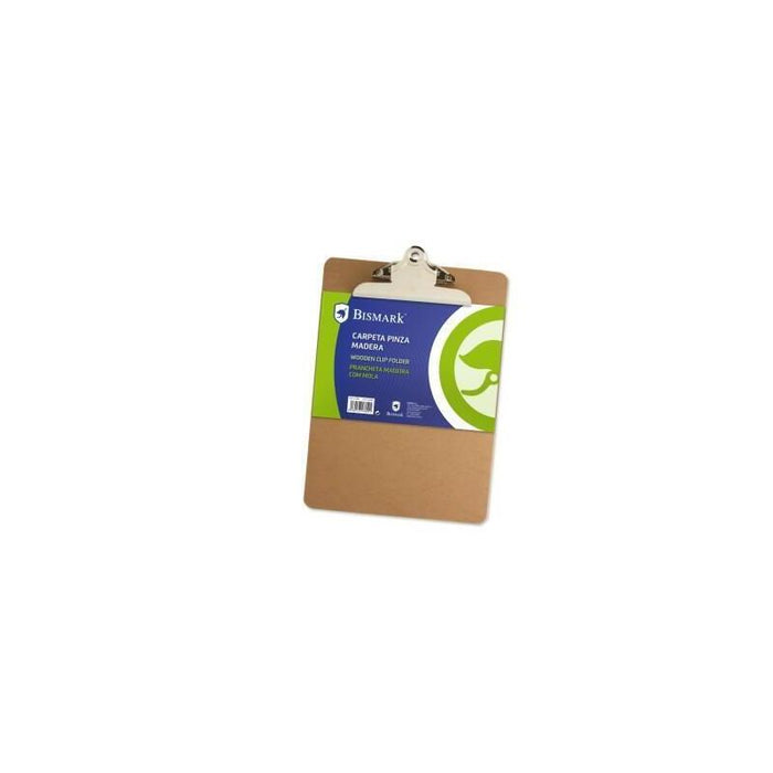 Bismark Carpeta A5 Con Pinza Y Base Madera