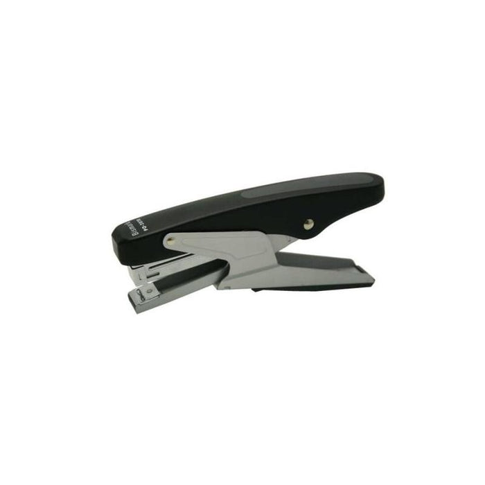 Bismark Grapadora De Tenaza - Capacidad De Grapado 20 Hojas - Diseño Ergonomico - Alta Durabilidad - Negro