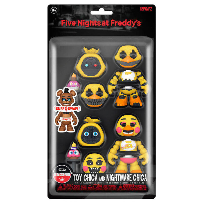 Bister 2 Figuras Snaps! Five Nights At Freddys Toy Chica And Nightmare Chica