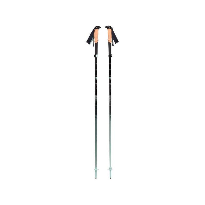 Black Diamond Bastones De Trekking Pursuit Flz M/L, Equipo De Fitness Negro/Verde, 1 Par, 125-140 Cm Bd1100679478m_l1