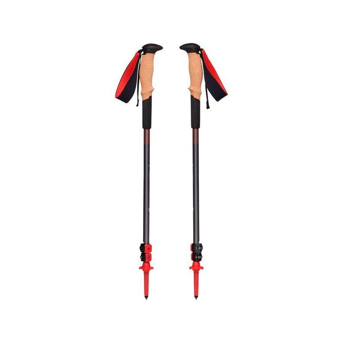 Black Diamond Bastones De Trekking Pursuit S/M, Equipamiento De Fitness Gris/Rojo, 1 Par, 100-125 Cm Bd1100669480s_m1