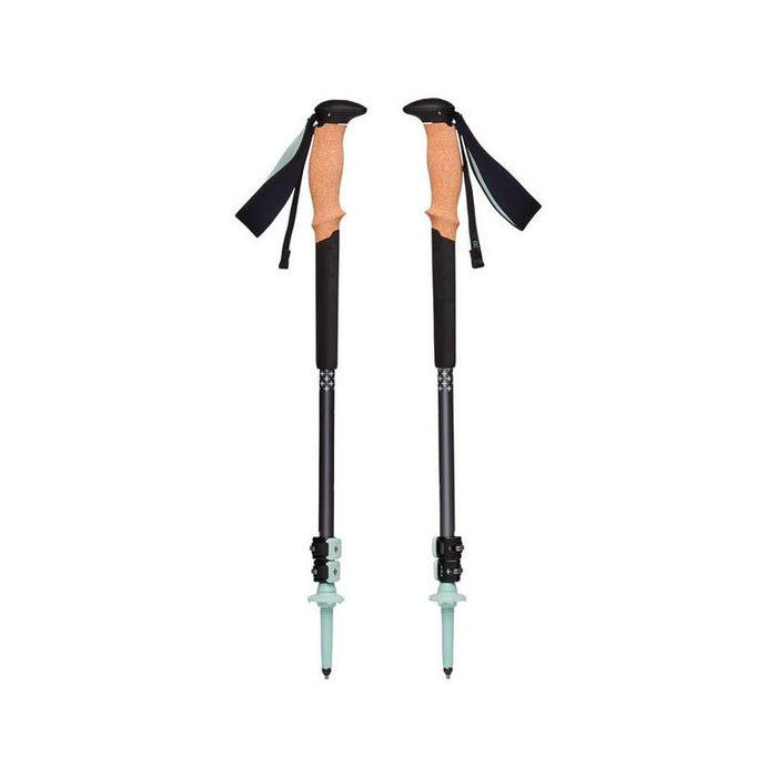 Black Diamond Bastones De Trekking Pursuit S/M, Equipamiento De Fitness Gris/Verde, 1 Par, 100-125 Cm Bd1100669479s_m1
