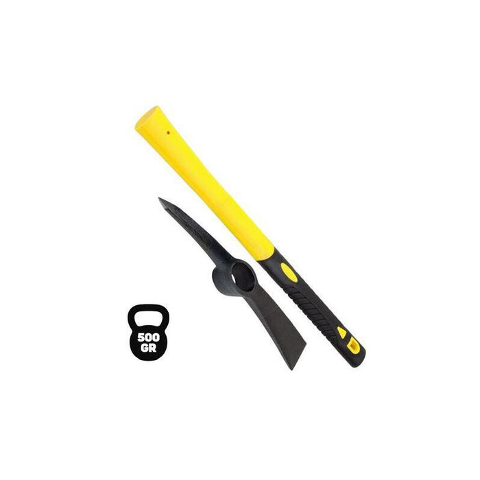 Blim Martillo De 500 Gramos - Mango De Fibra De Vidrio - Superficie Engomada - Cabezas De Acero Forjado - Color Negro