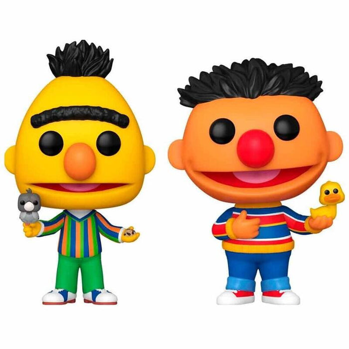 Blister 2 Figuras Pop Barrio Sesamo Bert & Bernie Exclusive