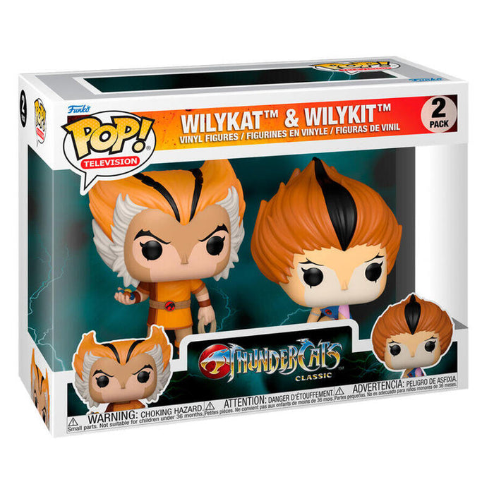 Blister 2 Figuras Pop Thundercats Wilykat & Wilykit
